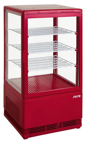 Saro mini krožnozračna hladilna vitrina model SC 70 rdeča, 330-10031