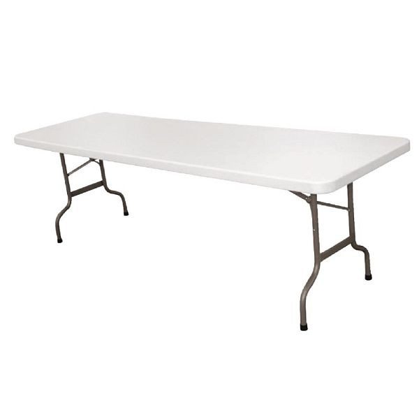 Bolero pravokotna zložljiva miza bela 244cm, CF375