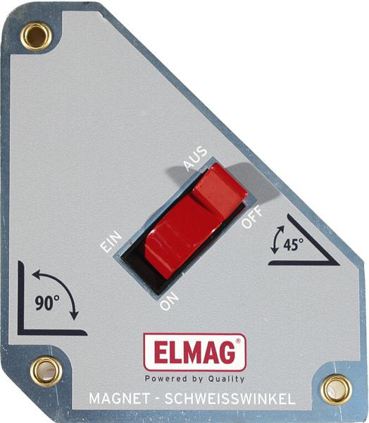 ELMAG magnetni varilni kotnik MSW-1 40 'preklopljiv' za 45°/135, 90° zvare, 111x95x29mm, 54401