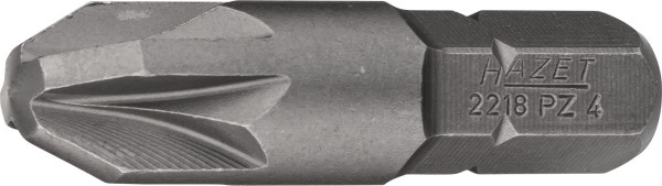 Hazet nastavek, poln šesterokotnik 8 (5/16 inch), Pozidriv profil PZ, PZ4, 2218-PZ4
