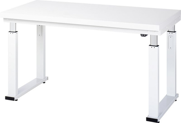 RAU delovna miza serije adlatus 600 (električno nastavljiva višina), delovna plošča s trdo laminatno oblogo, 1250x740-1140x900 mm, 08-WB-125-090-H