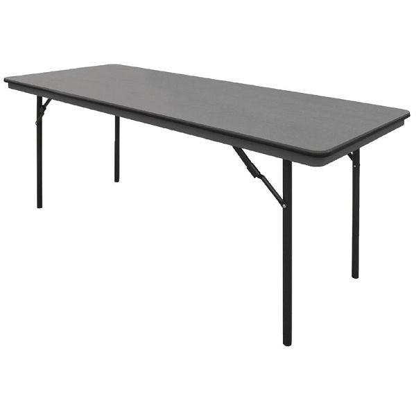 Bolero pravokotna zložljiva miza črna 183cm, GC596