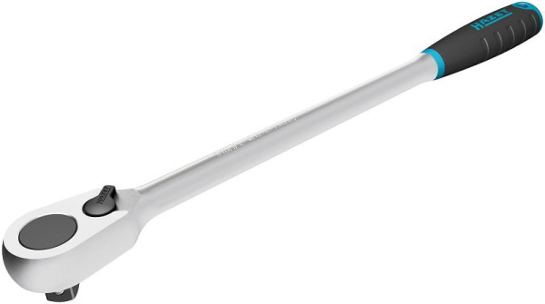 Hazet HiPer reverzibilna raglja s finimi zobmi, dolga, poln kvadrat 12,5 mm (1/2 palca), 916HPL