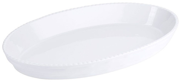 Contacto pekač porcelanasto bel, 38,0 x 24,0 x V5,0 cm, 2755/380