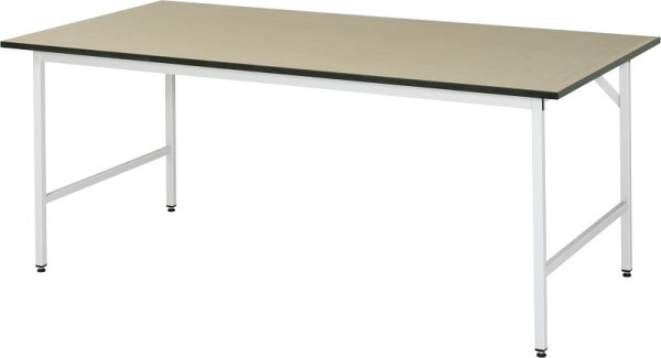 Delovna miza serije RAU Jerry (3030) - višinsko nastavljiva, MDF plošča, 2000x800-850x1000 mm, 06-500F10-20.12