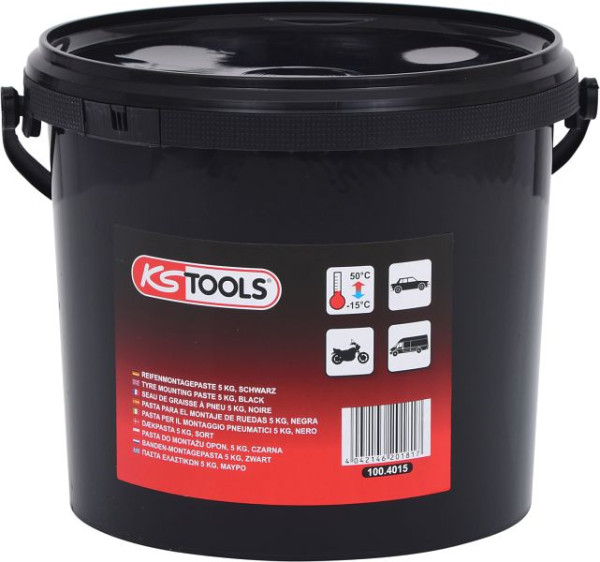 KS Tools pasta za montažo pnevmatik 5 kg, črna, 100.4015
