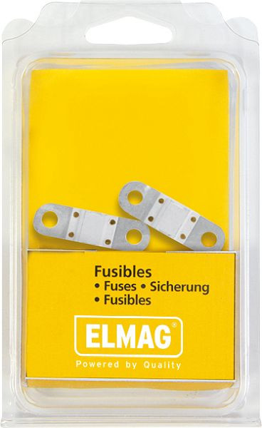 ELMAG aluminijasta varovalka 125 A, DxŠmm (2 kosa), za DIAGCHARGER 100.12 HF, GYSFLASH 100.12 HF/102.12 HF, 9505310