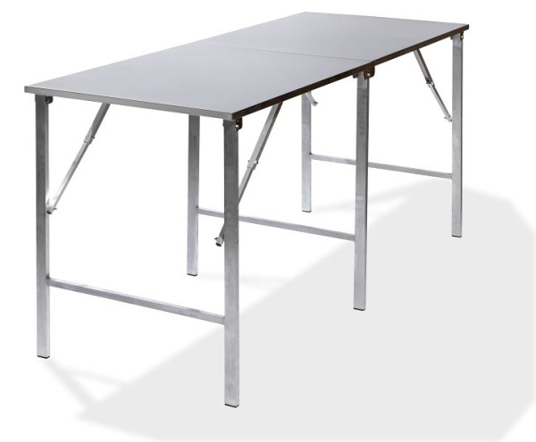 VEBA zložljiva delovna miza iz nerjavečega jekla 200x80x90 cm (ŠxGxV), nerjaveče jeklo, 23100