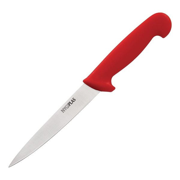 Nož za fileje Hygiplas 15 cm rdeč, C889