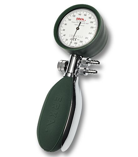 ERKA merilnik krvnega tlaka Ø48mm Klinik (z zaščitnim pokrovčkom) z manšeto Perfect Aneroid Klinik 48, mer: 10-15cm, 215.28482