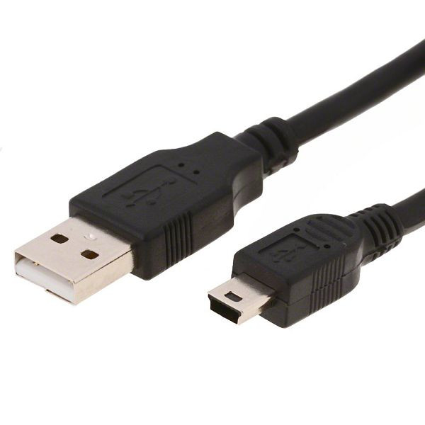 Helos USB priključni kabel A na USB-B Mini, 1 m, 12182