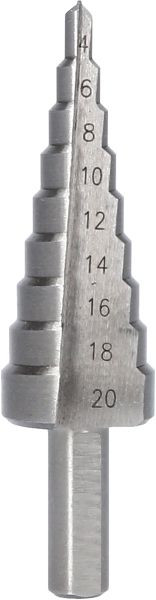 Brilliant Tools stopenjski sveder, Ø 4 - 20 mm, BT101927