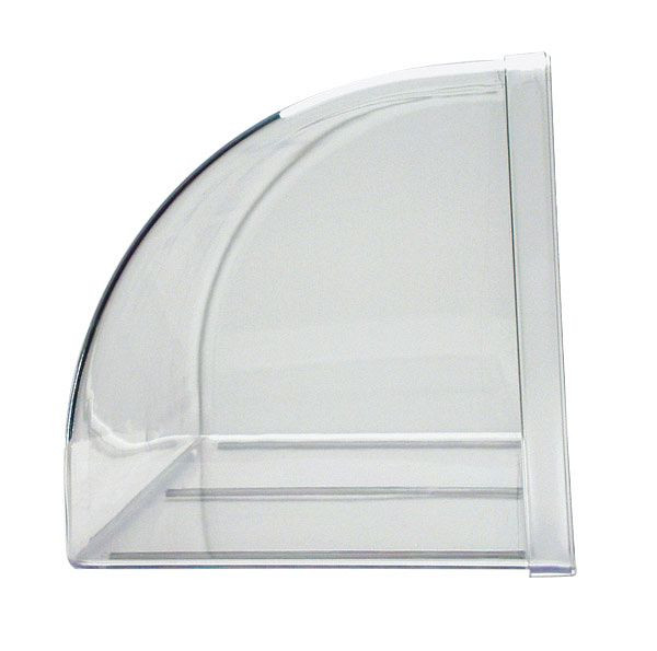 APS vitrina / pult, 63,5 x 25 cm, višina: 25 cm, SAN, kristalno čista, enodelna, brizgana, protizdrsna, vsestranska, 11888