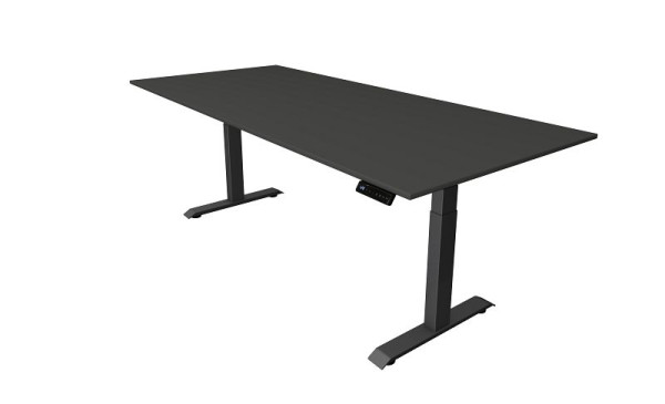 Kerkmann Move 4 sedeča/stoječa miza, Š 2250 x G 1000 mm, električno nastavljiva višina od 640-1290 mm, javor, 10081113