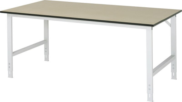 RAU delovna miza Tom serija (6030) - višinsko nastavljiva, MDF plošča, 2000x760-1080x1000 mm, 06-625F10-20.12