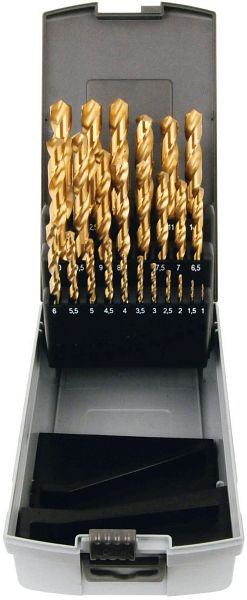 ELMAG HSS kaseta za spiralne svedre, 25 kosov, 1-13 mm, prevlečena s TiN, 82031