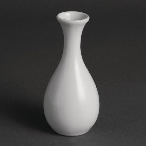 Vaze za rože iz bele posode Olympia 12,5 cm, PU: 12 kosov, W437