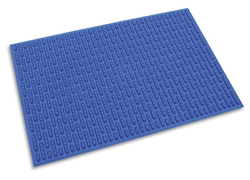 Ergomat Softline Blue čiste prostorske podloge proti utrujenosti, dolžina 60 cm, širina 60 cm, SL6060-BLU