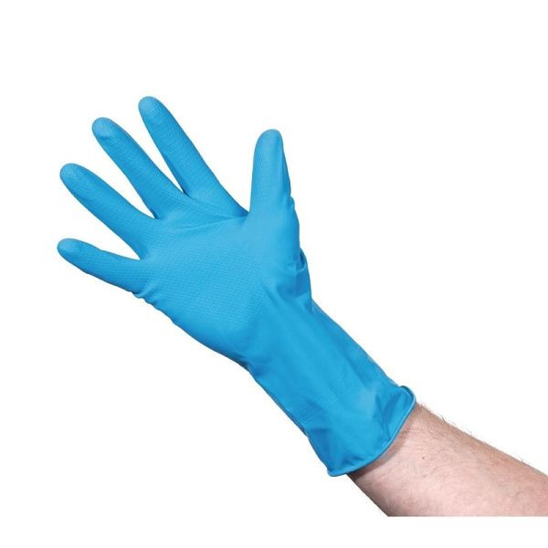 Jantex gospodinjske rokavice modre L, F953-L