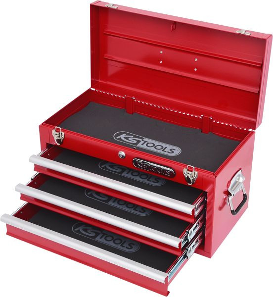 KS Tools komoda za orodje s 3 predali-rdeča, D508xV255xŠ303mm, 891.0003