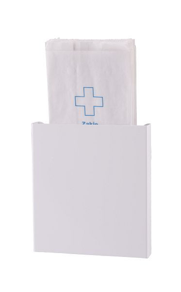 All Care Dutch Bins Držalo za sanitarne vrečke iz nerjavnega jekla, belo (papirnate vrečke), 13060