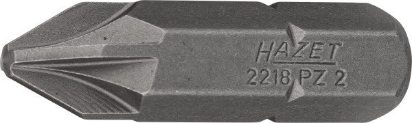 Hazet nastavek, poln šesterokotnik 8 (5/16 inch), Pozidriv profil PZ, PZ2, 2218-PZ2