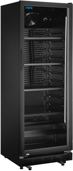 Saro hladilnik za pijačo s steklenimi vrati - črn model GTK 360, 437-1012