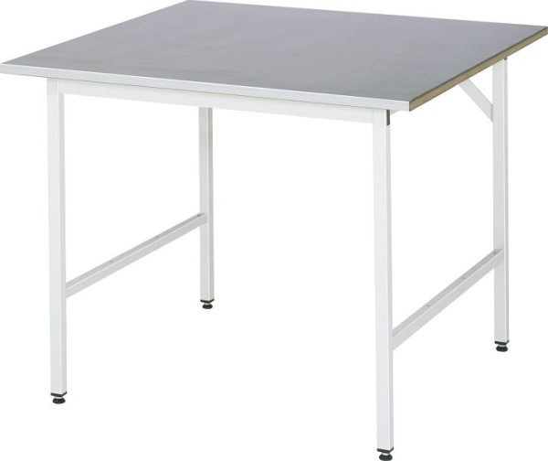 Delovna miza serije RAU Jerry (osnovna miza), Š1000 x G1000 x V800-850 mm, 06-500ES10-10.12