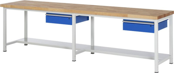 RAU delovna miza serije 8000 - model 8001A3, Š3000 x G700 x V840-1040 mm, 03-8001A3-307B4H.11