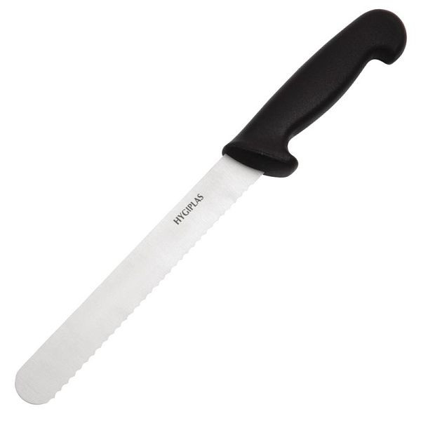 Hygiplas nož za kruh črn 13cm, D734