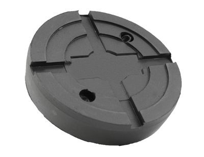 Gumijasta podloga za vpenjanje, primerna za Slift/IME, V: 28 mm D: 127 mm z jekleno ploščo, 100482