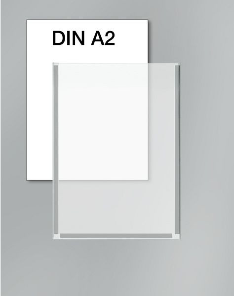 Kerkmann žep za plakate DIN A2, Š 420 x G 3 x V 594 mm, prozoren, 44694800