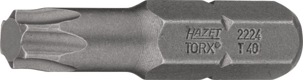 Hazet nastavek, poln šestrobi 8 (5/16 palca), notranji profil TORX®, T40, velikost ključa: T40, 2224-T40