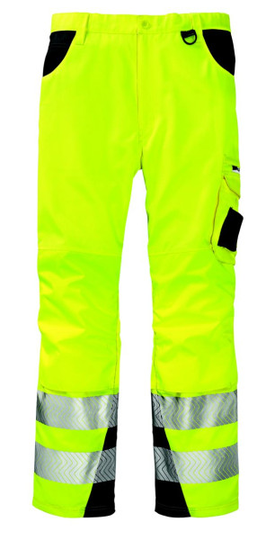 4PROTECT visoko vidne hlače TENNESSEE, vel.: 52, barva: živo rumena/siva, pak.: 10 kosov, 3856-52