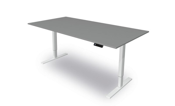 Kerkmann sedeča/stoječa miza Š 2000 x G 1000 mm, električno nastavljiva višina od 720-1200 mm, Move 3, barva: grafit, 10381612