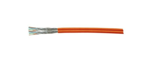 Inštalacijski kabel Helos Duplex, Cat 7, S/FTP, PiMF, LSZH, oranžen, 100m obroč, 11493