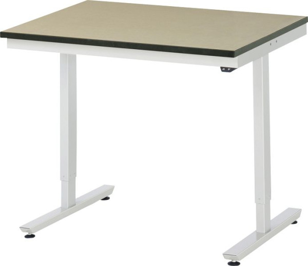 RAU delovna miza serije adlatus 150 (električno nastavljiva višina), delovna plošča MDF, 1000x720-1120x800 mm, 08-AT-100-080-F