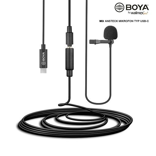 Walimex pro Boya M3 reverni mikrofon tip USB-C, 22919