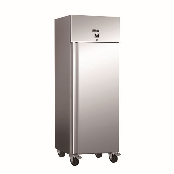 Hladilnik Gastro-Inox iz nerjavečega jekla 600 l, prisilno hlajenje, neto prostornina 537 l, 201.012