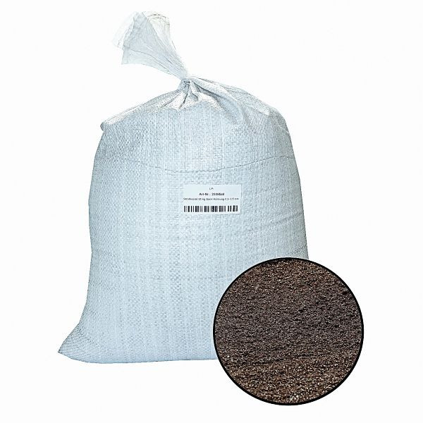 Peskalni pesek AEROTEC, PU: vreča 25 kg, zrnatost 0,2-0,5 mm, 2009540