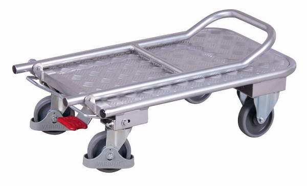 Zložljiv voziček iz aluminija VARIOfit, zunanje mere: 815 x 450 x 950 mm (ŠxGxV), ap-450.803