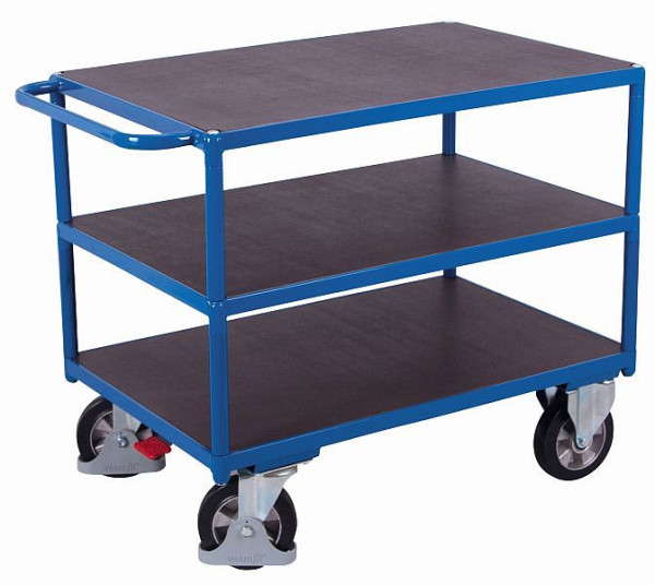VARIOfit težki namizni voziček s 3 nakladalnimi območji, zunanje mere: 1.190 x 700 x 925 mm (ŠxGxV), sw-700.617