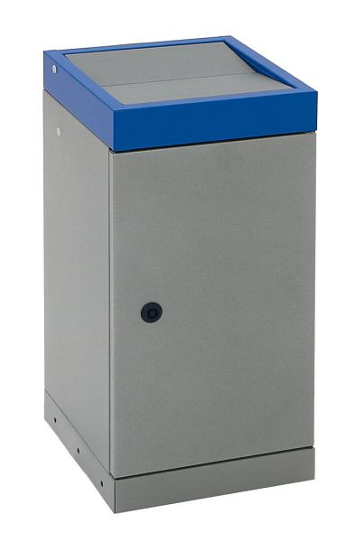 topo ločevanje odpadkov ProTec-Plus, siv aluminij/5010, pocinkana notranja posoda, 30 litrov, 607-030-0-2-510