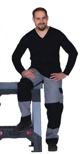 Karl Dahm delovne hlače platno, dolge hlače vel.58, 11668