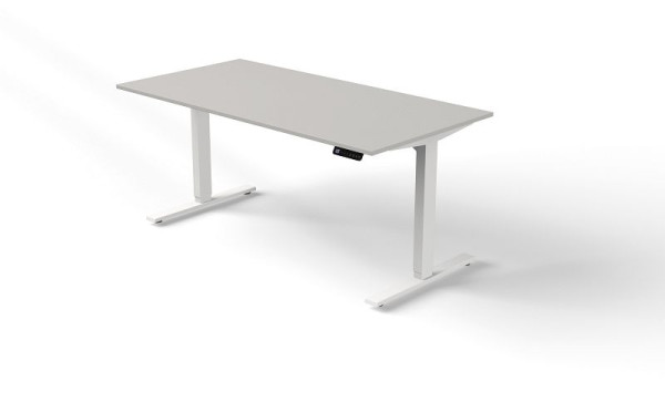 Kerkmann sedežna/stoječa miza Š 1600 x G 800 mm, električno nastavljiva višina od 720-1200 mm, barva: svetlo siva, 10380911