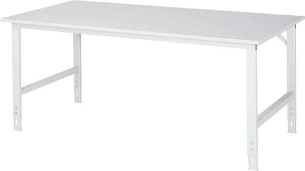 Delovna miza serije RAU Tom (6030) - višinsko nastavljiva, melaminska plošča, 2000x760-1080x1000 mm, 06-625M10-20.12