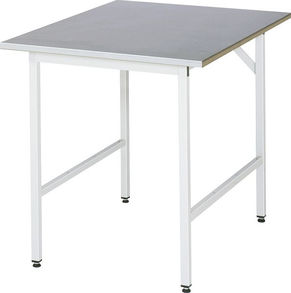 Delovna miza serije RAU Jerry (osnovna miza), Š750 x G1000 x V800-850 mm, 06-500ES10-07.12