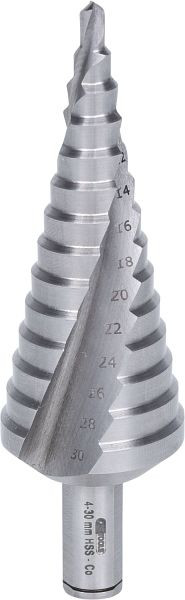 KS Tools HSS Co 5-stopenjski sveder, premer 4-30 mm, 14 stopenj, 330.2324