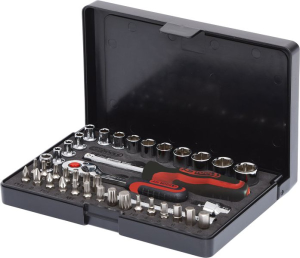 KS Tools 1/4" CHROMEplus set nasadnih ključev, 40 kosov, 918.0640